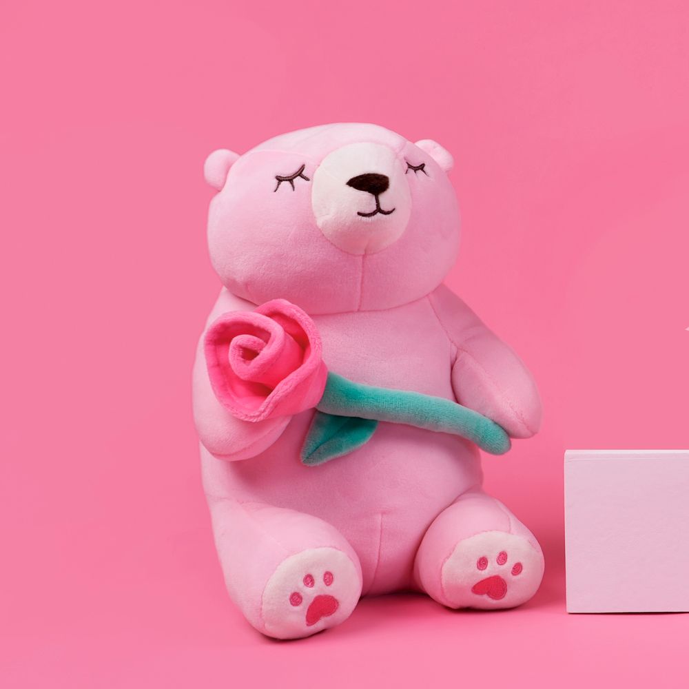 Игрушка мягкая Розовый медведь MINISO 6936735387533 | Купить Минск