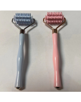 Роликовый массажер для лица 2-в-1