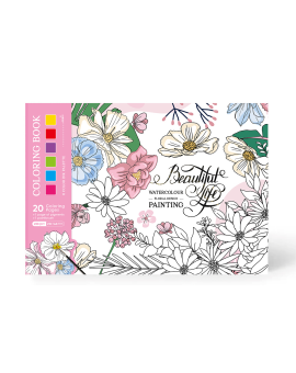 Раскраска Flowers & Plants Collection A5 (20 листов)