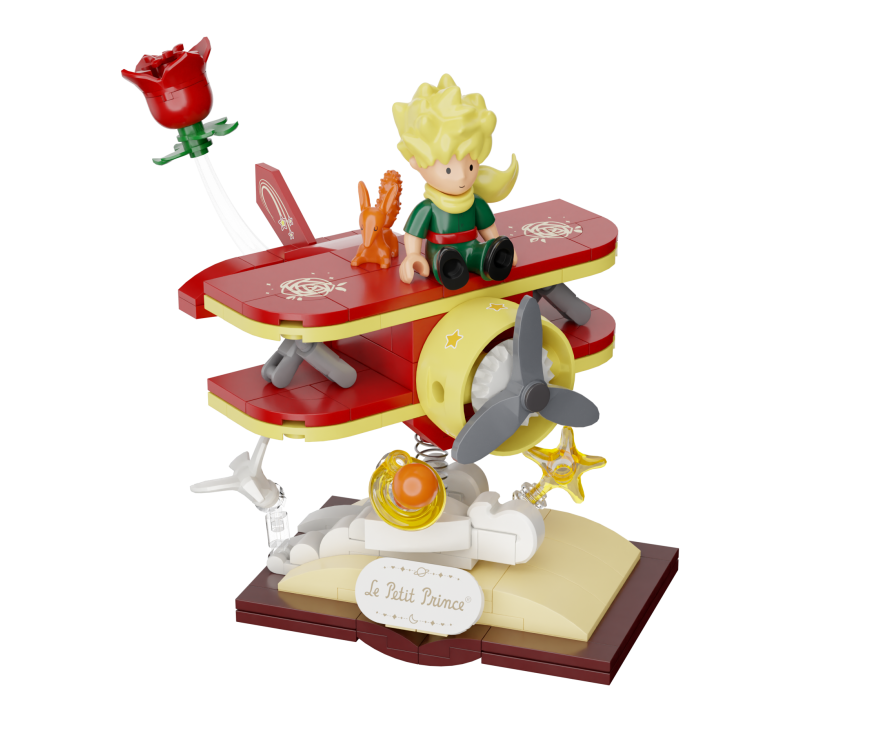Игрушка развивающая строительные блоки Le Petit Prince Block-Starry (самолет)