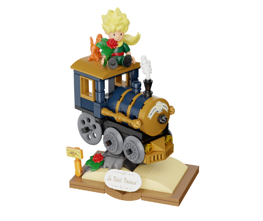 Игрушка развивающая строительные блоки Le Petit Prince Block-Starry Ride-Train