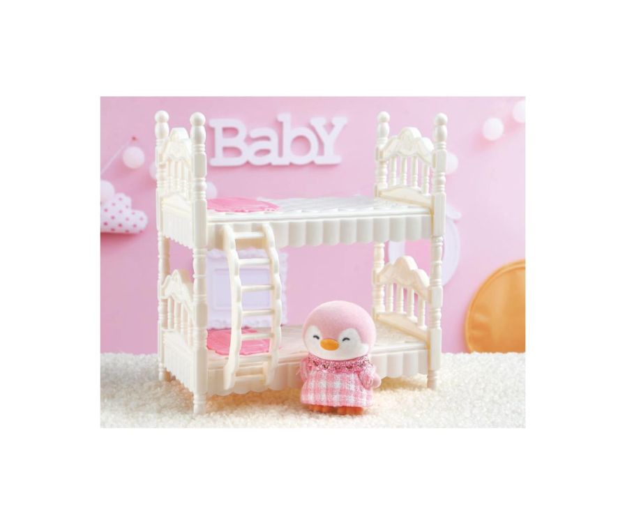 Игрушка Mini Family Flocking& Double-Layer Bed