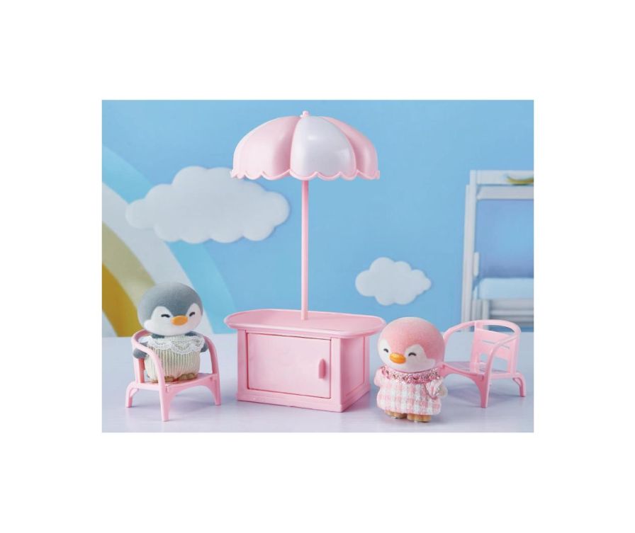 Игрушка Mini Family Flocking& Umbrella