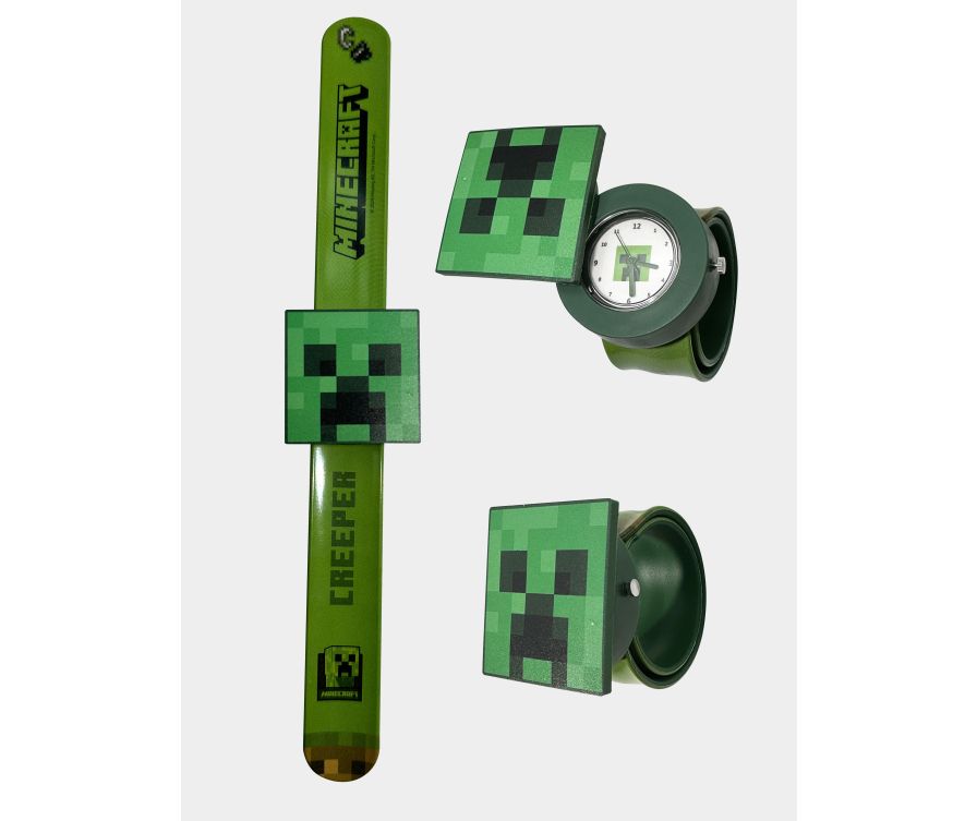 Детские часы Minecraft (Крипер)