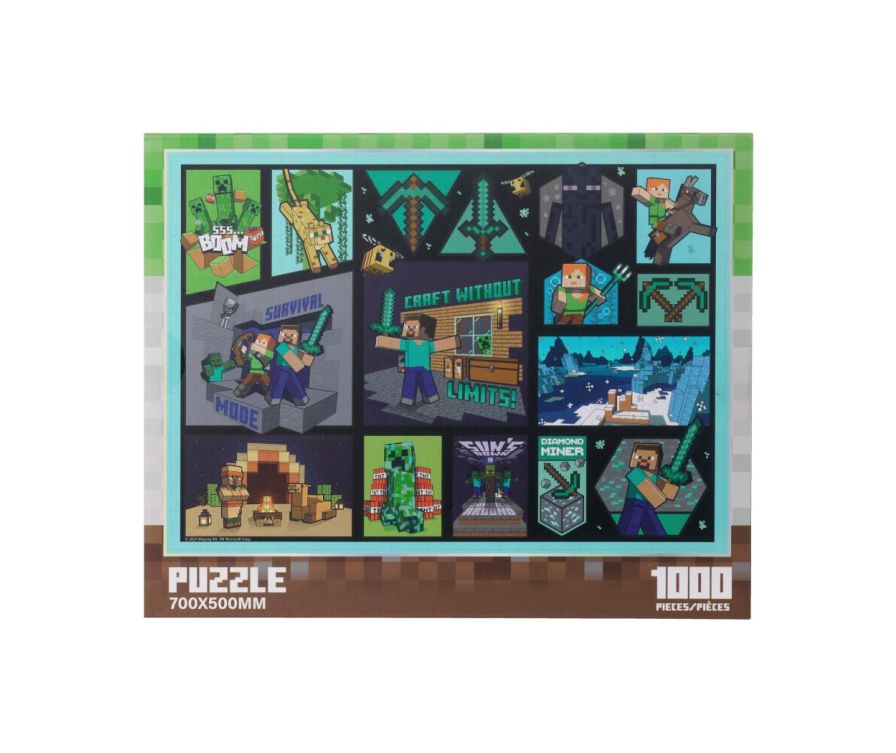 Игрушка развивающая Пазл Minecraft (100 штук)