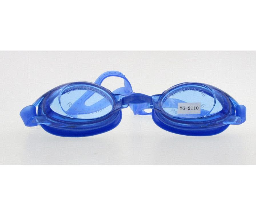 Базовые очки для плавания для взрослых (темно-синий)