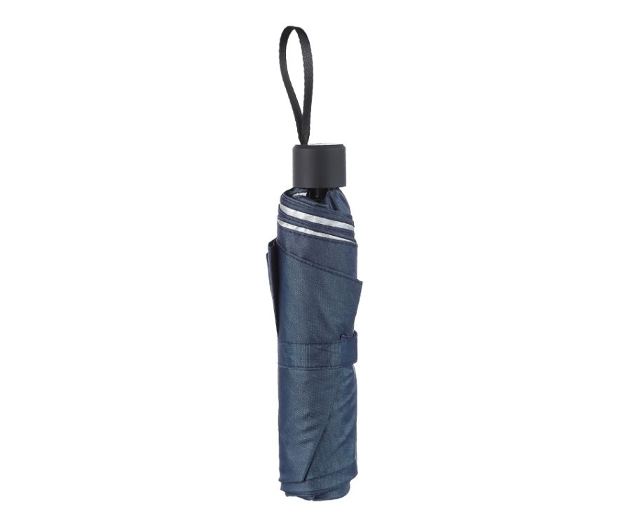 Зонт солнцезащитный с серебряным покрытием (синий)