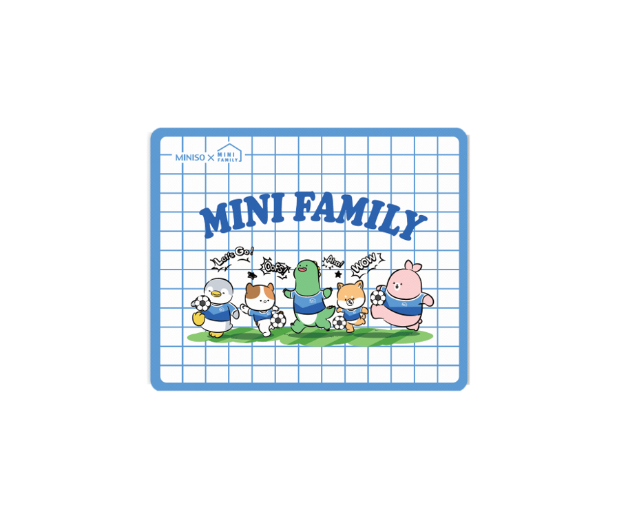 Коврик для мыши Mini Family Sports Square (синий)