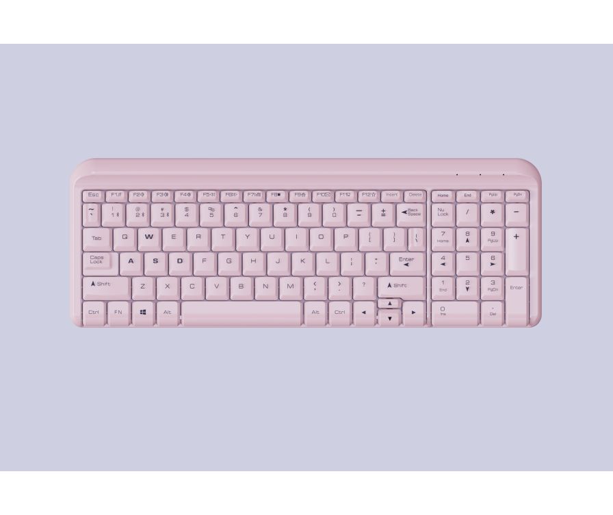 Беспроводная мультимедийная клавиатура (розовый)