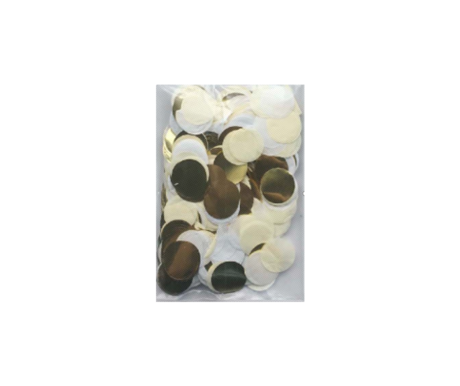 Круглые конфетти - диаметр 2,5 см (разноцветные)