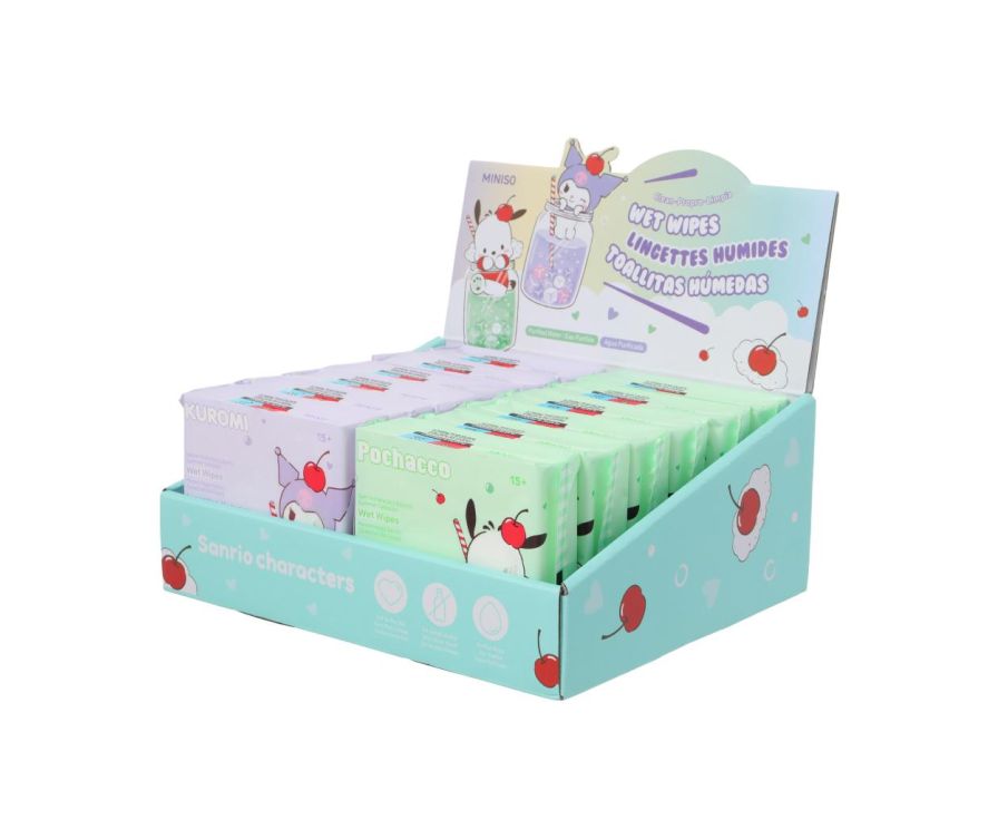 Влажные салфетки Hello Kitty and Friends (20 салфеток)