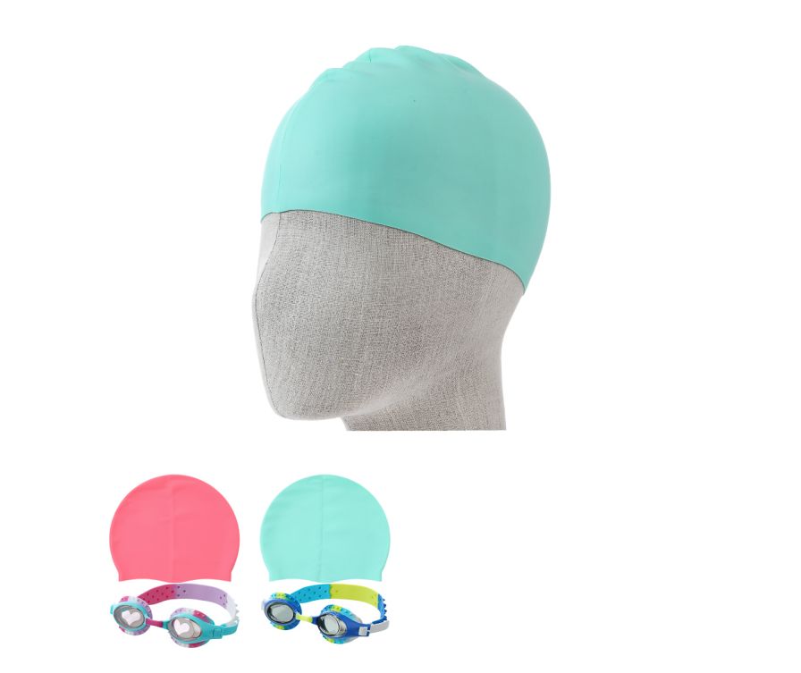 Детские плавательные очки и шапочка Ocean Series