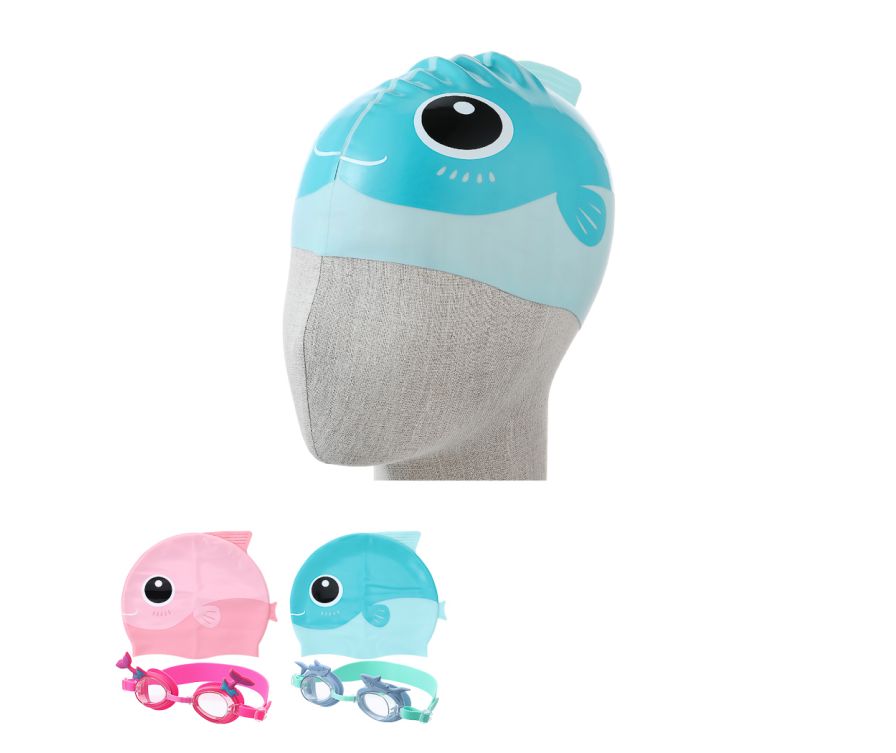 Детские плавательные очки и шапочка Ocean Series