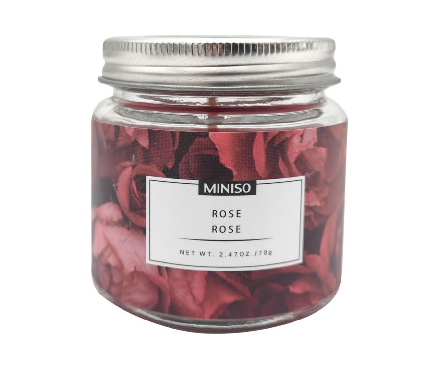 Свеча Jar Garden Series(Роза, 70г)