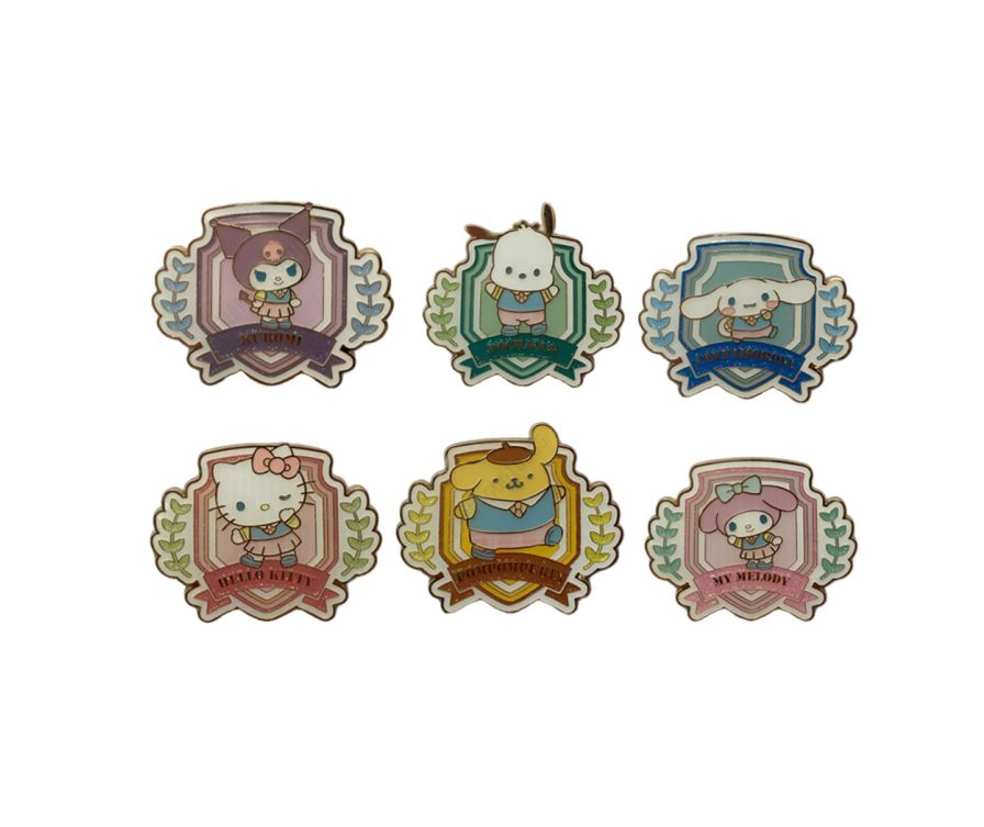 Коробка-сюрприз значки Sanrio characters Uniform Collection