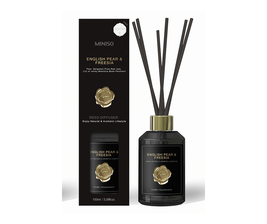 Ароматизатор воздуха жидкий в диффузоре Reed Diffuser (English Pear & Freesia)