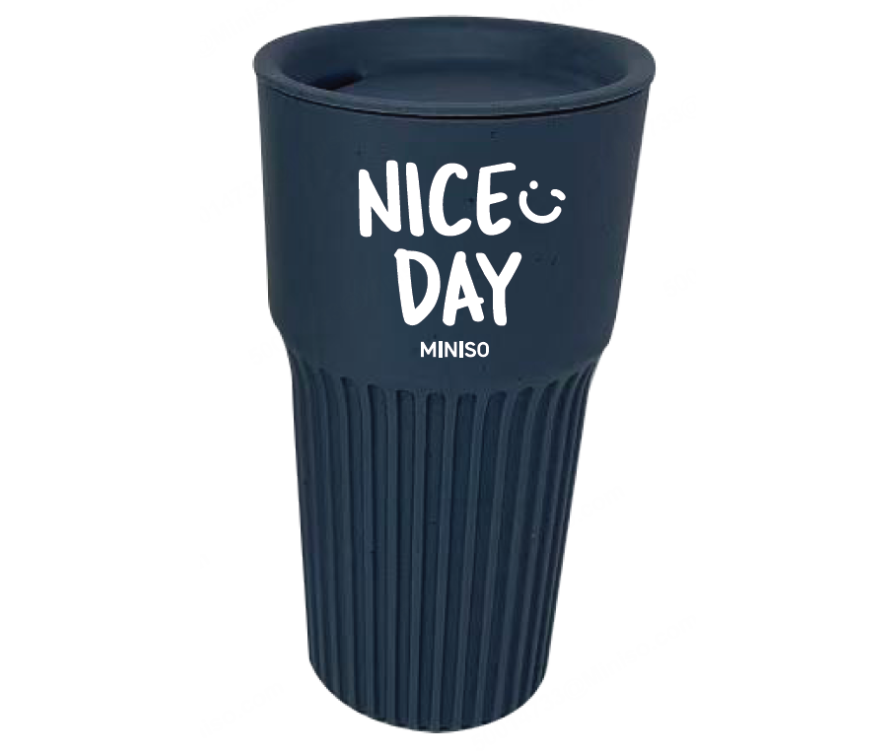 Пластиковая кофейная чашка с принтом граффити, 550 мл 