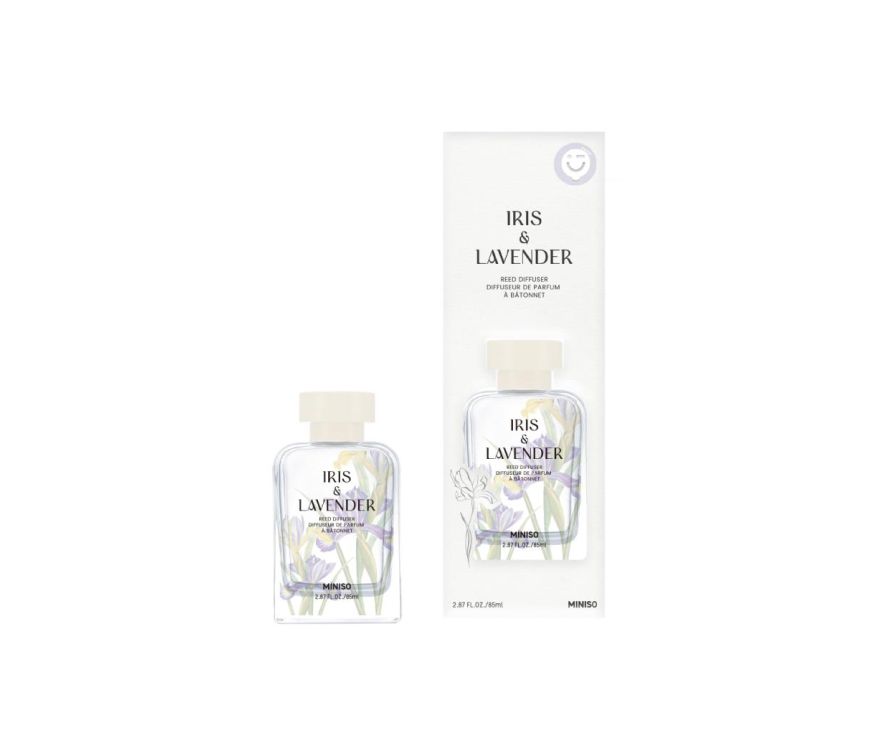 Ароматизатор воздуха жидкий в диффузоре Reed Diffuser (Iris & Lavender)