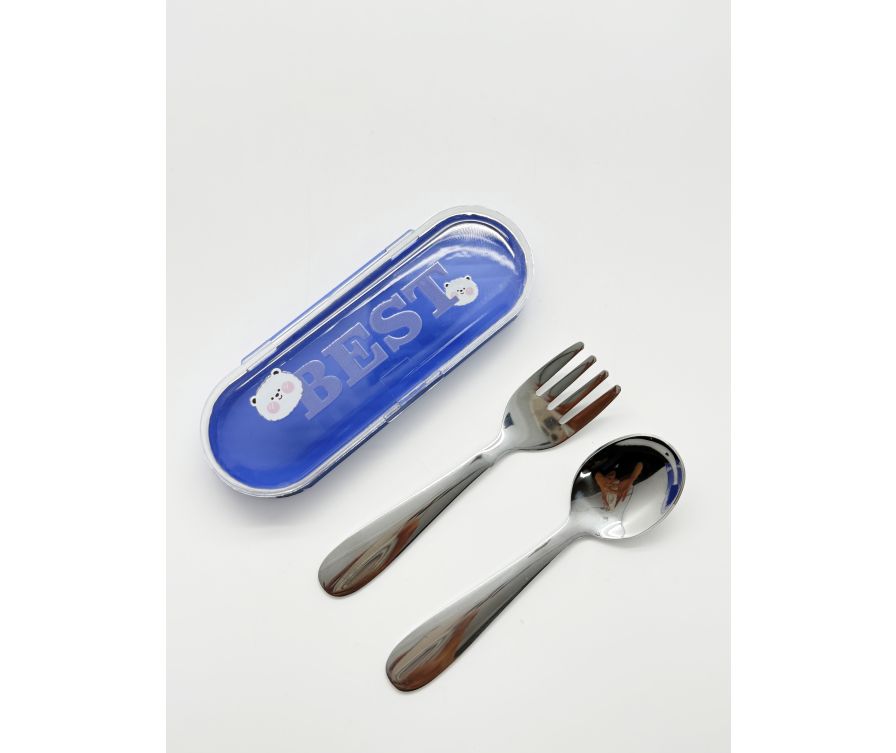 Набор столовых приборов Cartoon Portable (вилка и ложка)