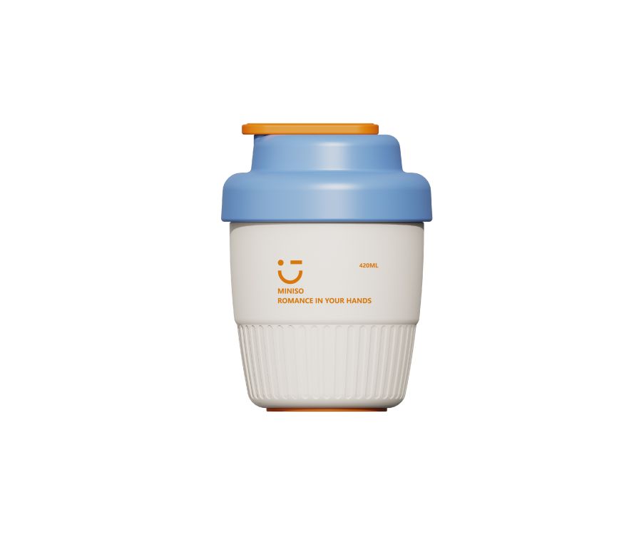 Кофейная кружка с крышкой, 420 мл