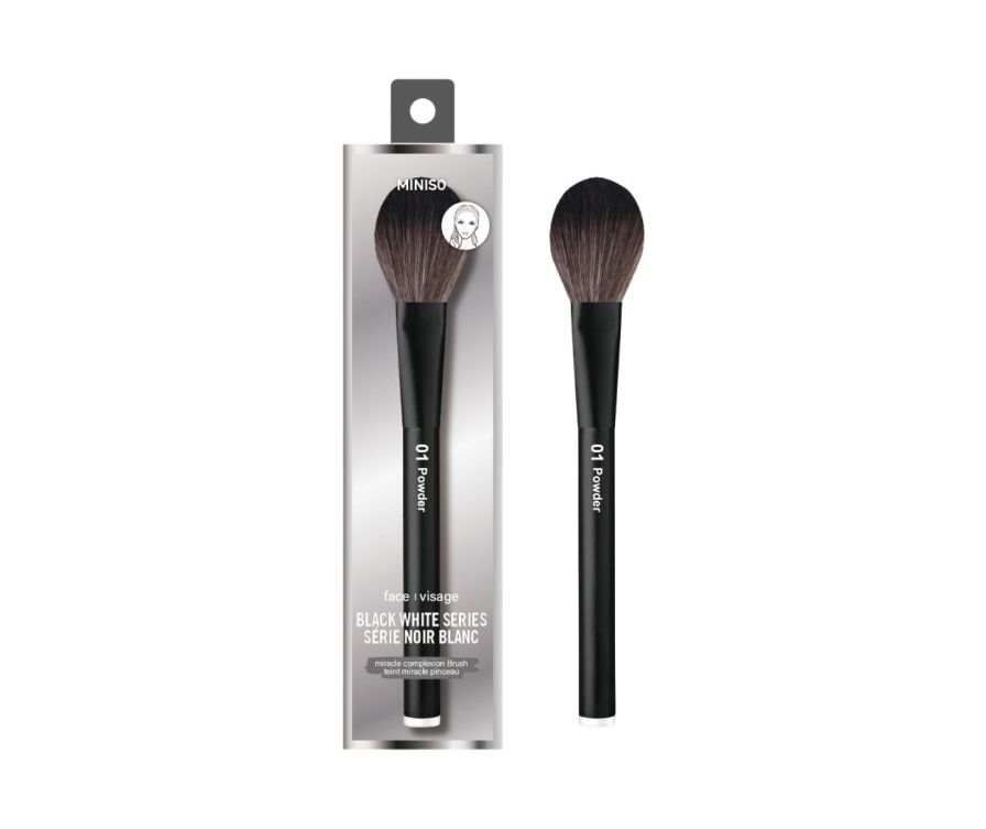 Кисть для рассыпчатой пудры Classic Black White Series