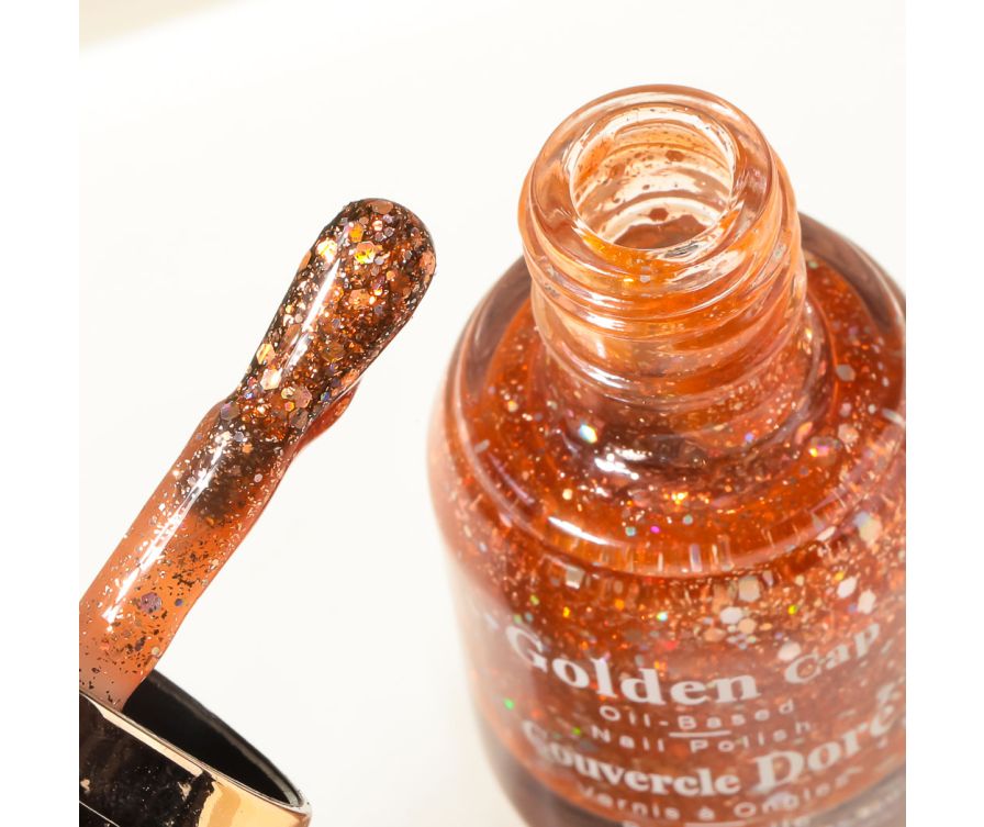 Лак для ногтей Golden Cap Oil-based (20 ярко-оранжевых)