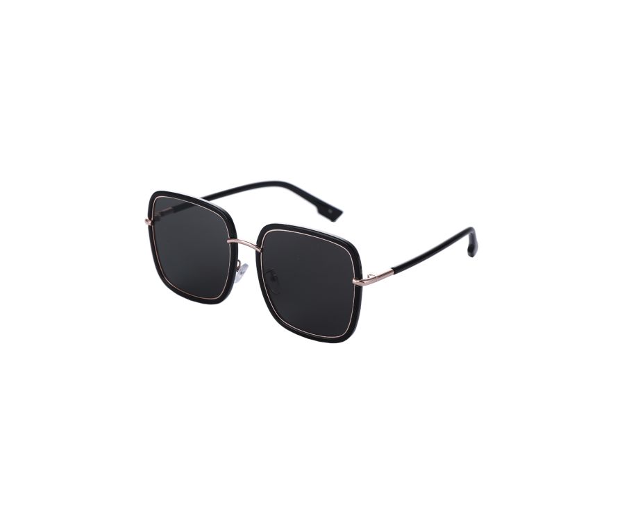 Солнцезащитные очки Simplistic Series с полированной текстурой (черный)