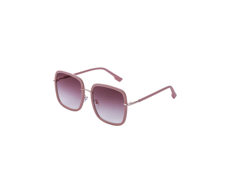 Солнцезащитные очки Simplistic Series с полированной текстурой (розовый)