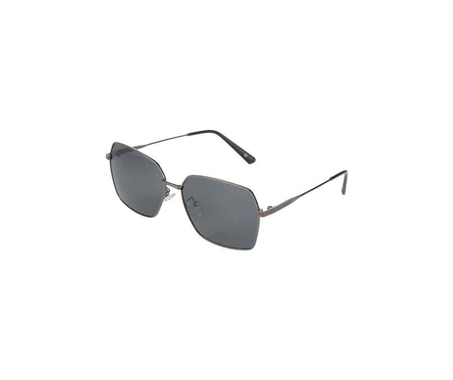 Мужские поляризованные солнцезащитные очки Simplistic Series в квадратной оправе (ярко-черный)