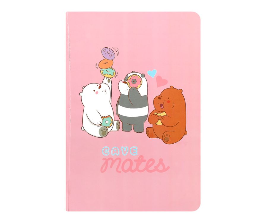 Блокнот, серия We Bare Bears A5 (розовый)