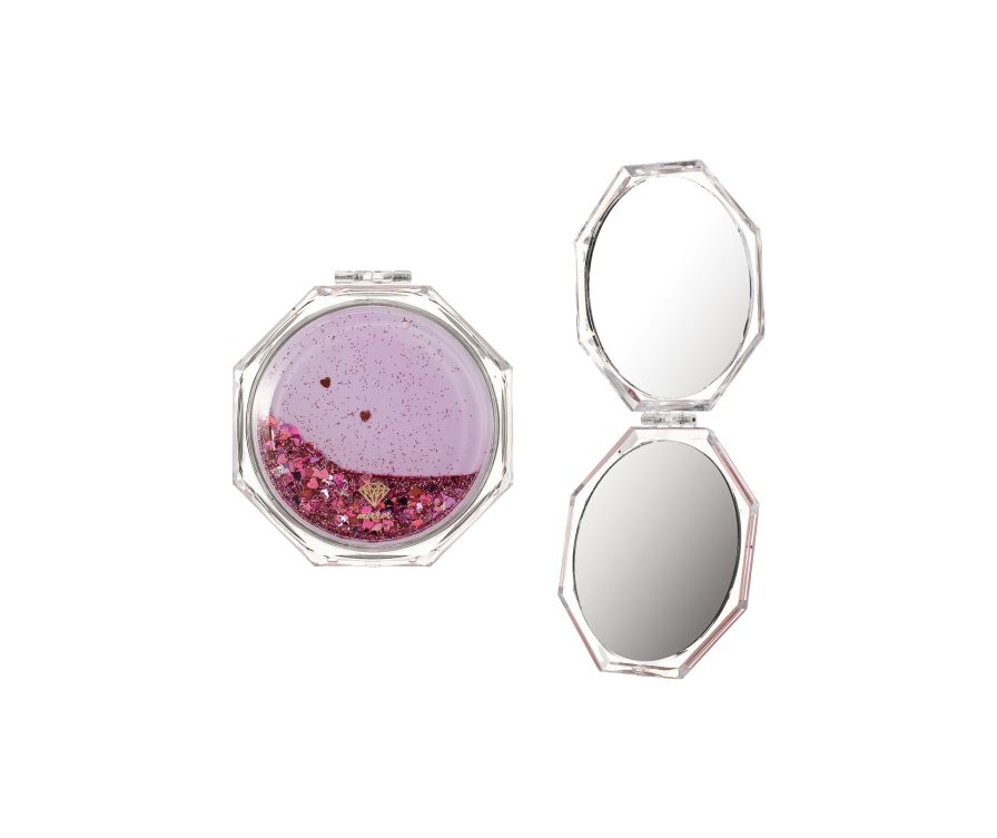 Переносное зеркало Illusion Collection Glittering Portable Mirror