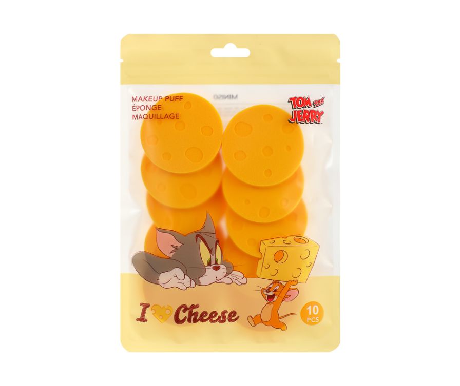 Спонж для макияжа Tom & Jerry I love cheese Collection (10 шт)