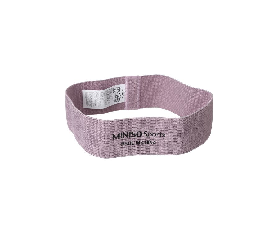 Эспандер для ног и ягодиц для йоги (тонкий) (фиолетовый) MINISO Sports