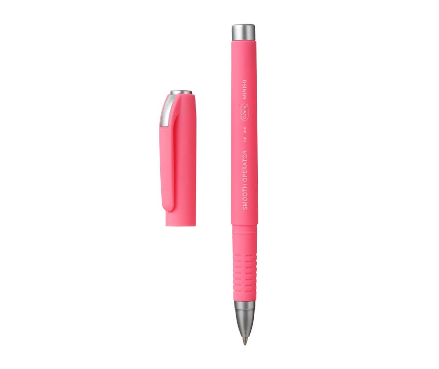 Гелевая ручка  (розовые чернила)
