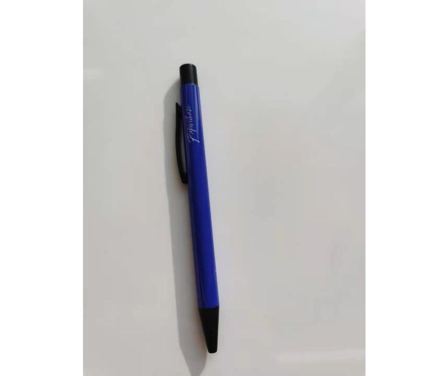 Шариковая ручка металлик с черными чернилами 1,0 мм (синий)