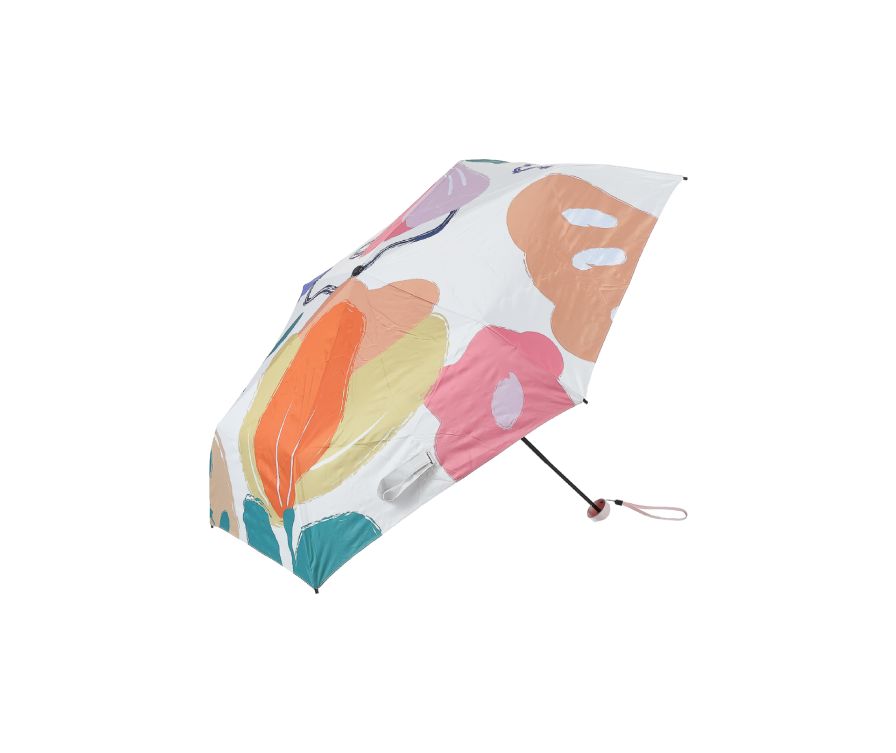 Солнцезащитный зонт с рисунком (оранжевый)