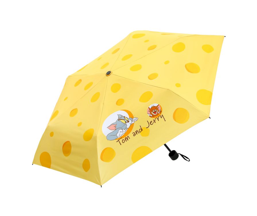 Солнцезащитный зонт Tom & Jerry I Love Cheese Collection (желтый)