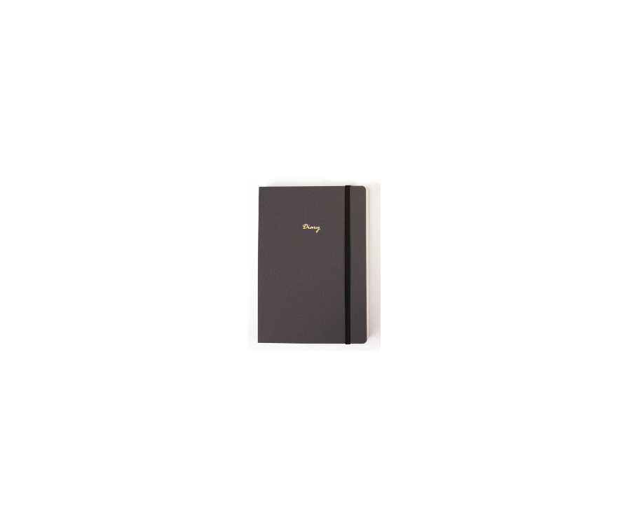 Планер в прошивном переплете (160 листов) (черный)