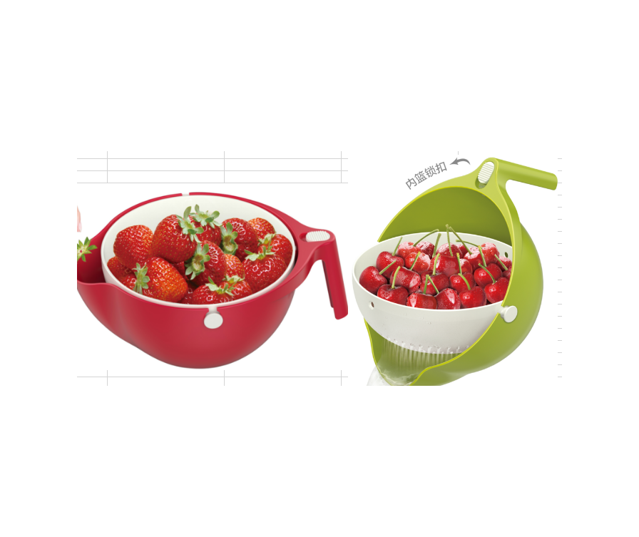 Дуршлаг, Зеленый