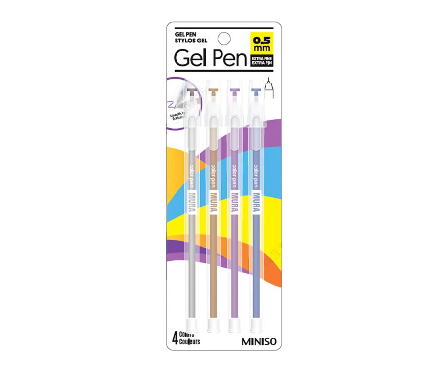 Гелевая ручка (4 цвета)