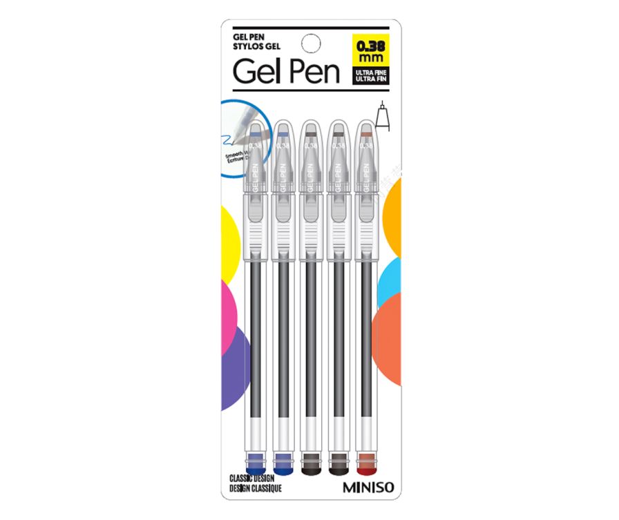 Гелевая ручка G-558 0,38 мм (5 шт)