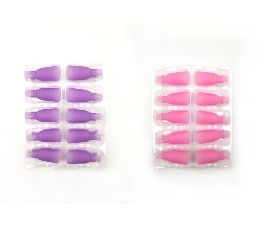 Колпачки для снятия лака с ногтей PINK ME! Series  (10 шт. в упаковке)
