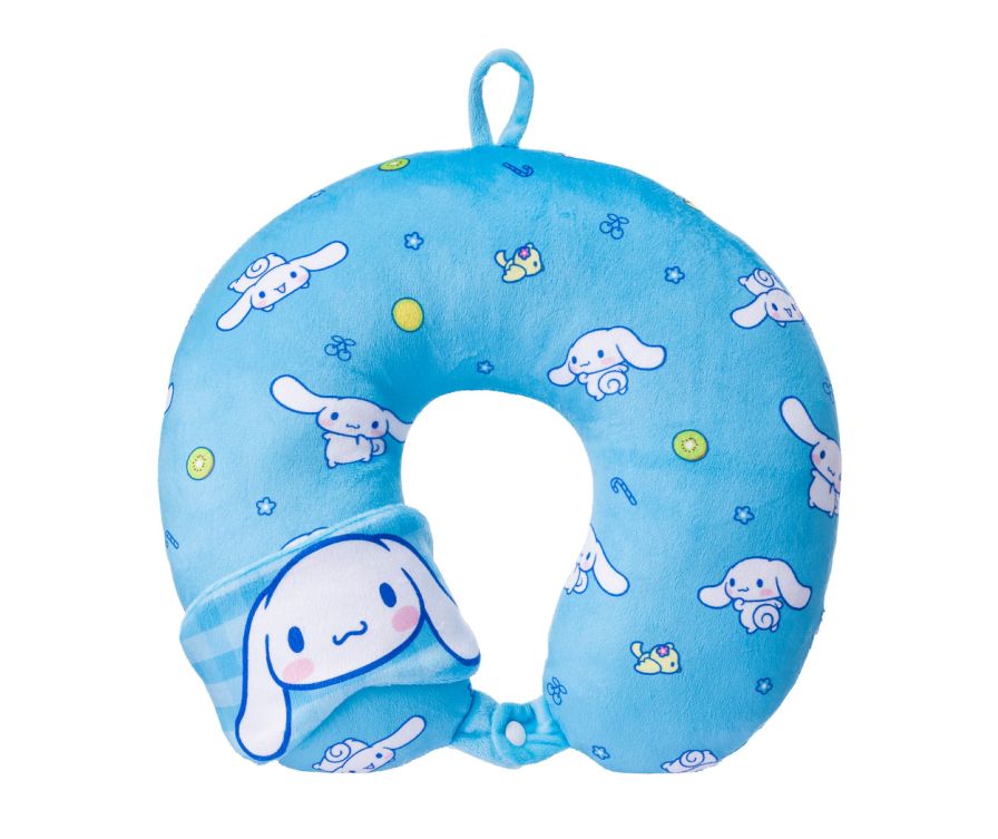 Подушка U-образная для шеи Sanrio Interest Adventure с маской для сна