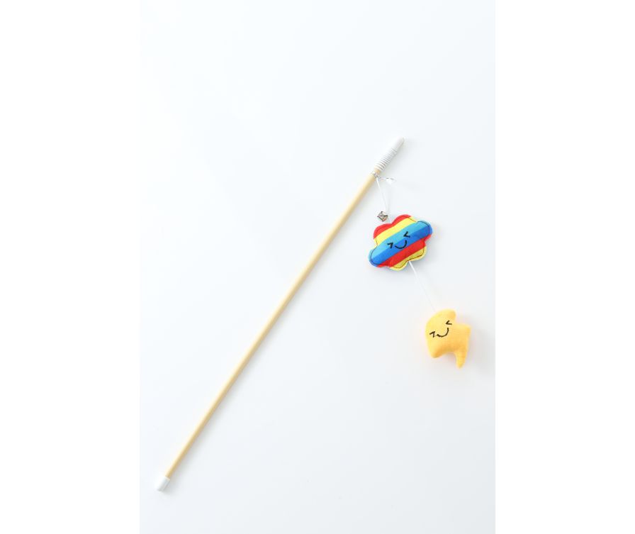 Игрушка-палочка для кошек Rainbow Series