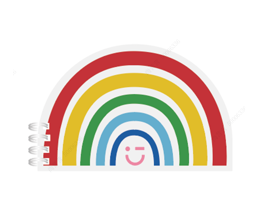 Блокнот Rainbow Series Smiley Face (14*9,1 см, 80 листов)