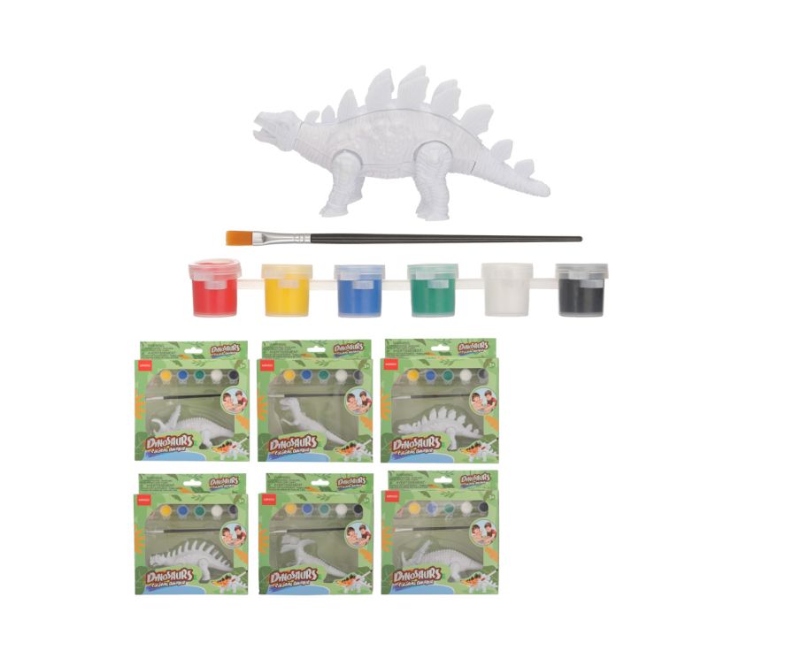 Раскраска Dinosaur Series (6 цветов, 1 кисть) (6 моделей)