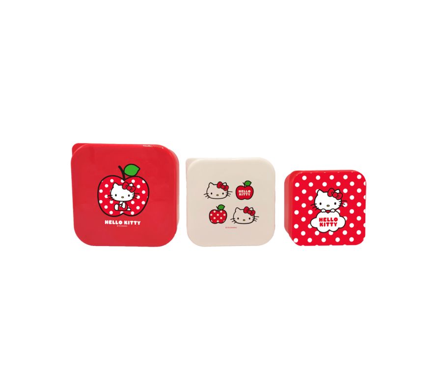 Контейнер для пищевых продуктов Hello Kitty Apple Collection (3 шт)