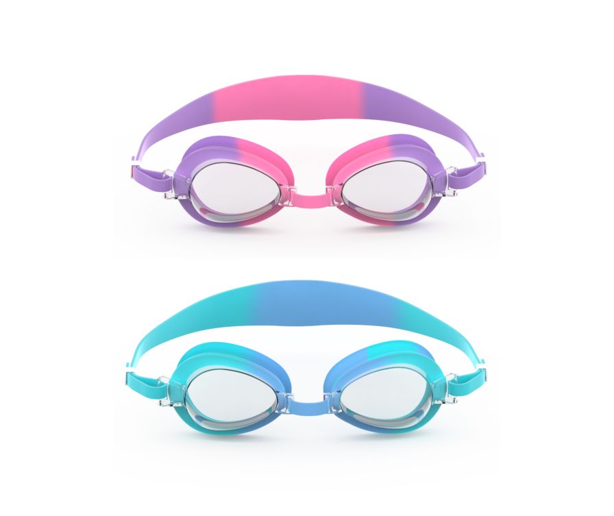 Детские разноцветные очки для плавания (2 модели)