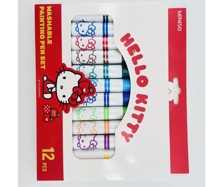 Набор акварельных ручек Hello Kitty Apple Season Series, 12 цветов
