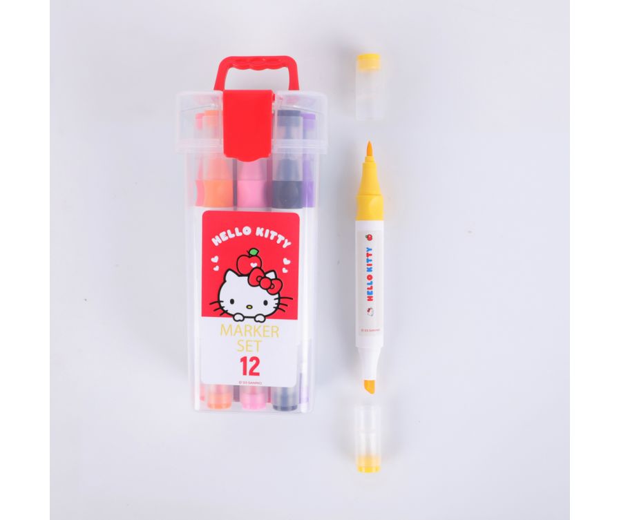 Набор маркеров Hello Kitty Apple Season Series, 12 цветов